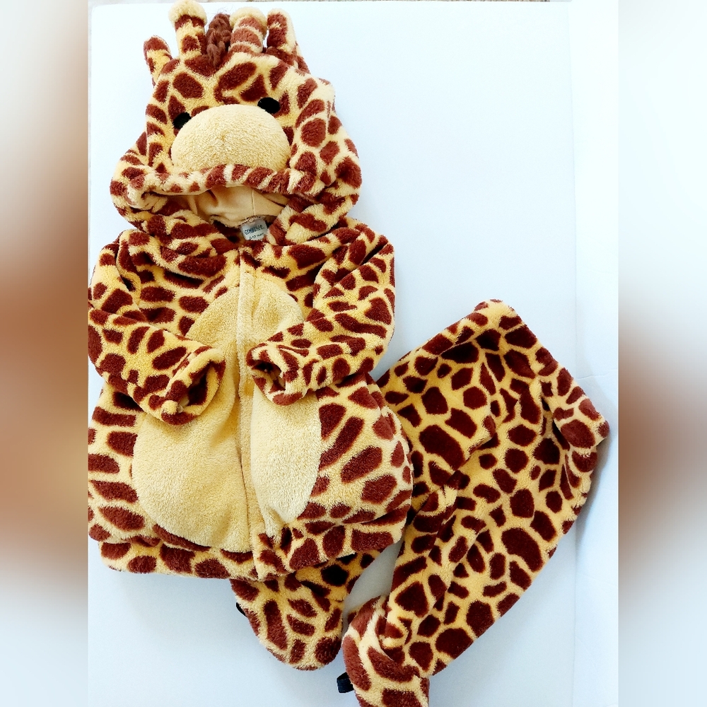 2pc Giraffe Costume Gymboree 6-12 months Halloween‎ Zoo